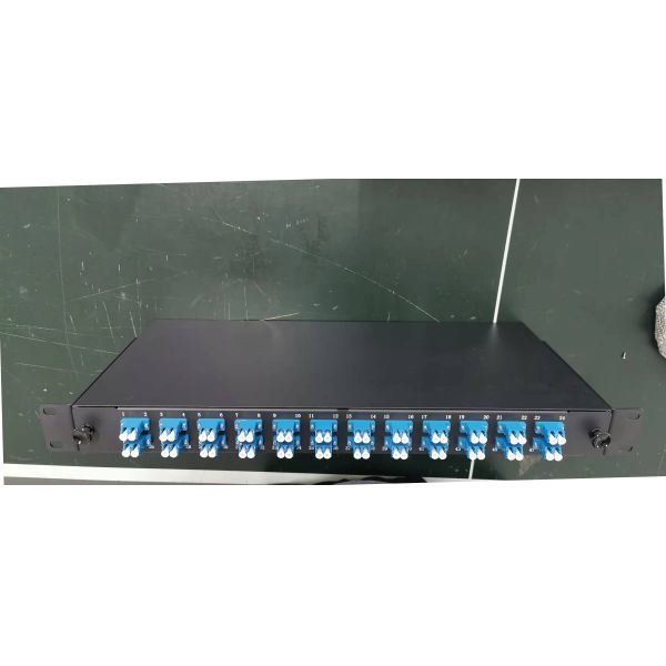 Buy 19" Rack Mount Sliding Rail LC SC 1U 48 Fiber Optical Patch Panel at wholesale prices