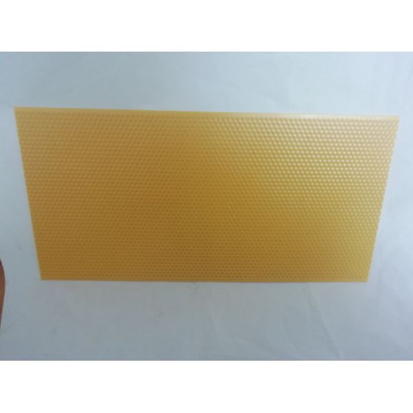 Buy Plastic 5.4mm Yellow Beeswax Foundation Sheets at wholesale prices