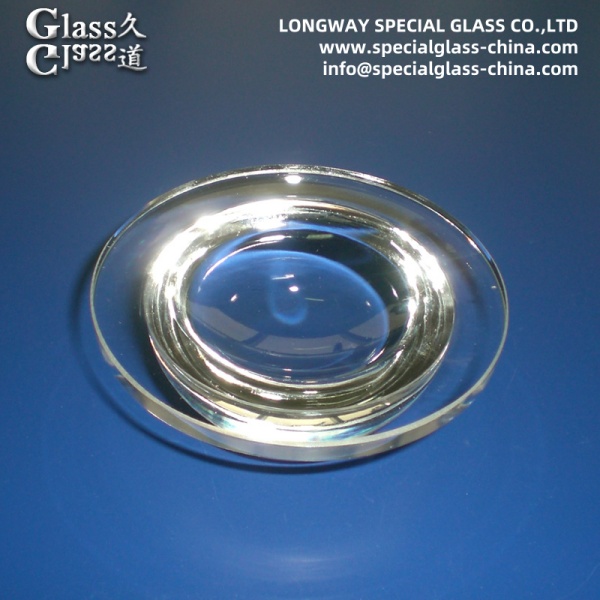 Polished Optical Borosilicate Glass Lens Explosion Proof Lamp Lenses