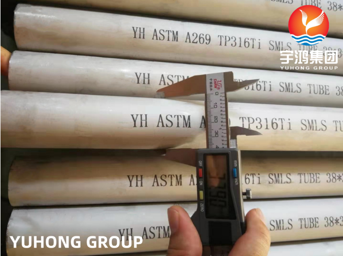 ASTM A269 TP316Ti UNS S31635 Stainless Steel Seamless Pipe