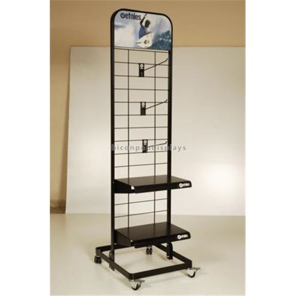 Freestanding Retail Gondola Shelving Metal Display Shelving Unit For Shops / Stores