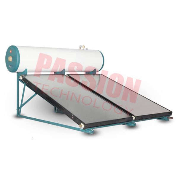 Buy 300 L High Efficient Sun Solar Water Heater With Two Collector Galvanized Steel Bracket at wholesale prices