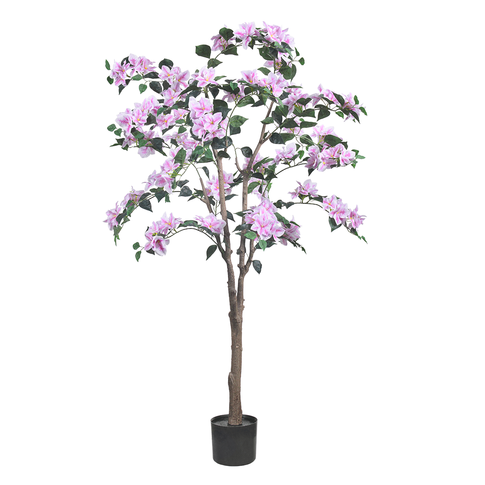 Quality Wholesale 150cm 180cm Artificial Bougainvillea Tree - Model C Light Pink | Haihong Factory Direct | UV Resistant Artificial Flowers | Bulk Decor for sale