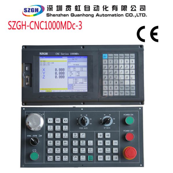 1um precision CNC Router /PLC/Controller 3 axis for CNC engraving / Boring