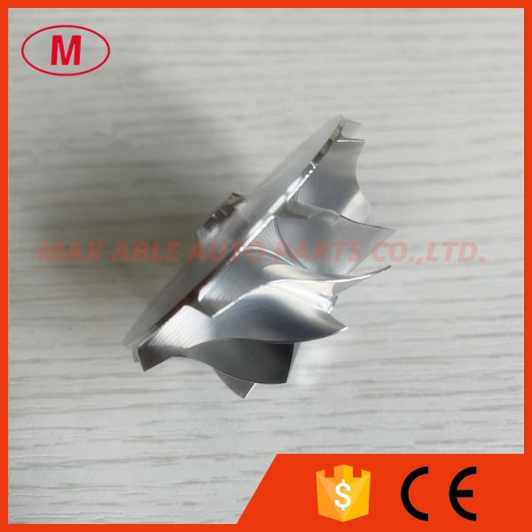 GT12 40.00/52.50mm 10+0blades high performance turbo milling/Aluminum 2618/billet compressor wheel