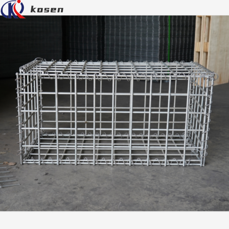 Galvanized Welded Gabion Boxes Wire Mesh Baskets Stone Cage for Custom Requirements