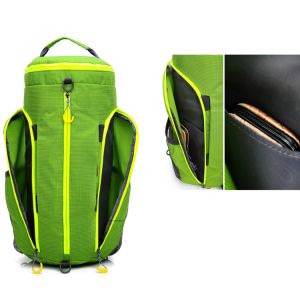 Waterproof Polyester Packaging Foldable Travel Bag Yellow / Fluorescent Green