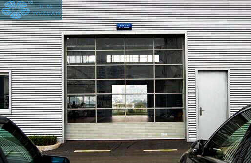 Buy 3m Height Glass Panel Garage Doors at wholesale prices