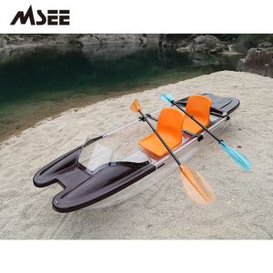 Cruising Polycarbonate Glass Kayak Transparent Kayak With Two Seat Free