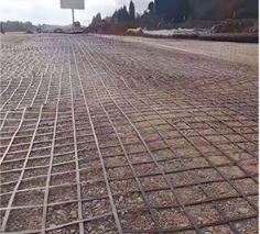 Black Geotextile Nonwoven Biaxial Plastic Geogrid Stitched Anticrack Geogrid for