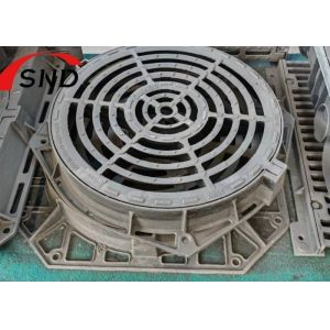 Quality High Strength Ductile Iron Grate Gully with Spray Paint for Sewer Outlets 20kg to 30kg Compliant with DIN,BS,JIS,ASTM Standards for sale