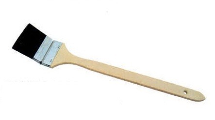 Buy Black Bristle Radiator Paint Brush For Varnishing Paintings at wholesale prices