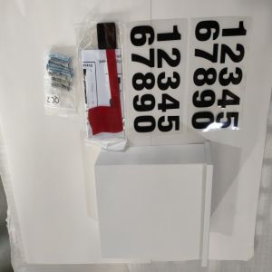 Outdoor Metal Magazine Newspaper Holders Post Mailboxes with Rust-Resistant