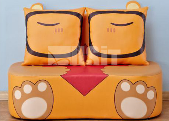 Buy Foam Filling Toddler Lounge Chair , Kids Lounge Couch Double Seater Furniture at wholesale prices