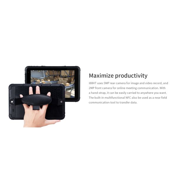 Industrial 8Inch Win 10 Tablet With NFC Connectivity And Intel 4G GSM