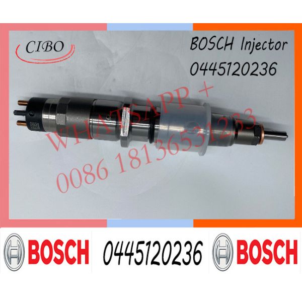Buy Fuel Injector BOSCH Cummins Komatsu Engine Common Rail Injector 0445120236 0445120029 0445120125 at wholesale prices