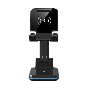 Dual Coil Wireless Charging Station 10W Foldable Portable Phone Holder