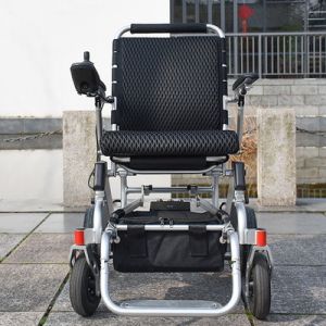 9.6AH Lithium Battery Foldable Electric Wheelchair For Disabled