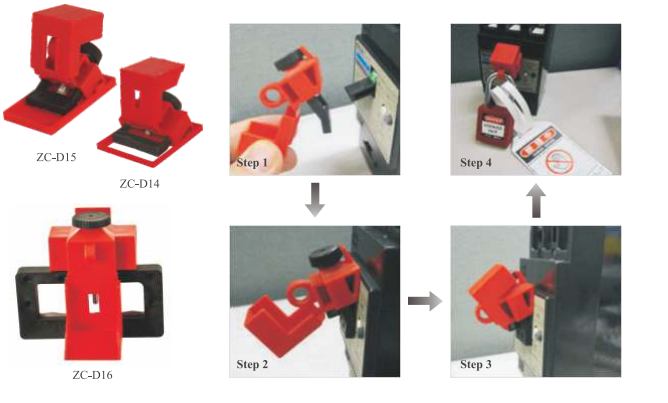 Nylon Clamp Circuit Breaker Lock