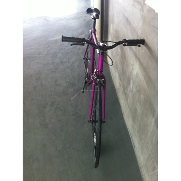 700C Fixed Gear Bicycle with Caliper Brake and Hi-Ten Steel Frame OEM Parts USA CE UL