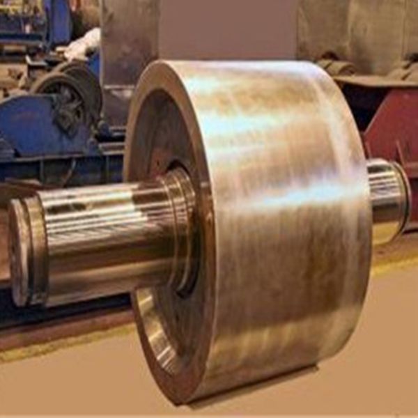 Buy Large Forged Steel DIN Cement Rotary Kiln Support Roller And Shaft ZG35SiMn at wholesale prices