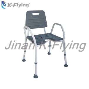 China Aluminum Elderly Disabled Handicap Accessible Shower Chairs with PU Seat on sale