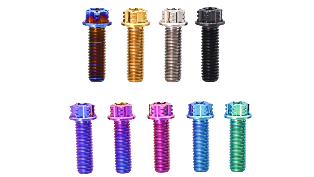 Flange Flower Head Titanium Cycle Disc Roter Bolt Button Head Torx Drive