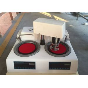 200mm Metallographic Sample Preparation Equipment Double Disks Touch Screen