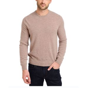 Pullover Type Knit Cashmere Sweater , Cable Knit Cashmere Sweater Mens