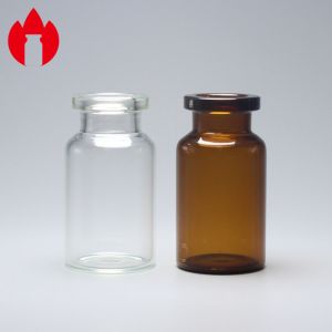 China 10ml Clear and Brown Tubular Glass Bottle Vial on sale