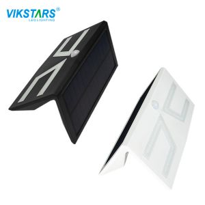 DDP RGB 4pcs Solar Powered Garden Lights Wall SMD3528