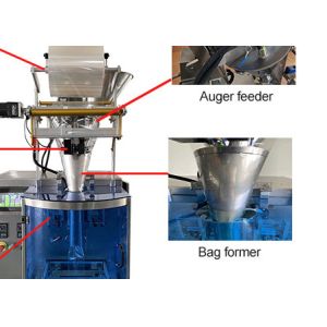 SS304 Powder Pouch Packing Machine 50Hz 10g Red Chilli Powder