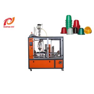 China Nespresso Compatible Coffee Capsule Filling Sealing Packaging Machine on sale