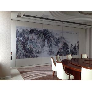Hotel Banquet Hall Acoustic Partition Walls Landscaping Leather Finishes ISO