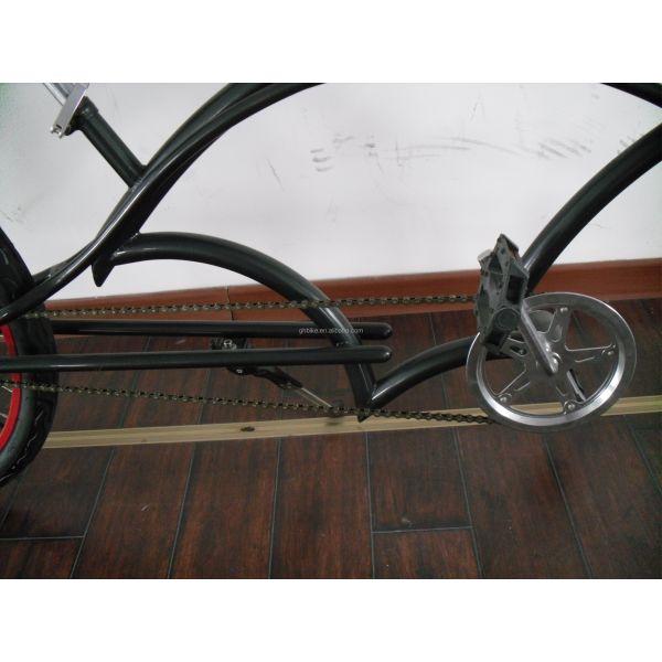 26inch Chopper Style Beach Cruiser Bicycle with Steel Fork and 150KG Load Capacity