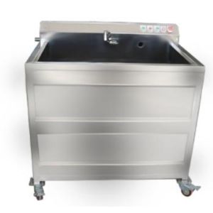 SS304 Food Processing Machinery Double Tank Veg Washing Machine