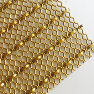 Architectural Wire Mesh For Ceiling Panels And Light Fixtures