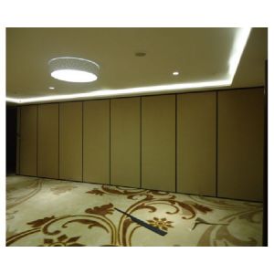 Sound Absorption Operable Acoustic Mobile Partition Wall For Banquet Hall