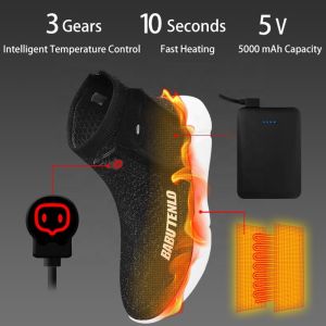 5V Rechargeable Heated Vest Electrically Heated Shoes With 5000mAh Rechargeable