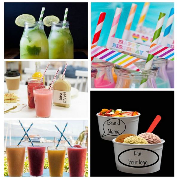 14mm FDA Middle /  Inner 120gsm Straw Paper Roll 100% Recycled and Eco Friendly 