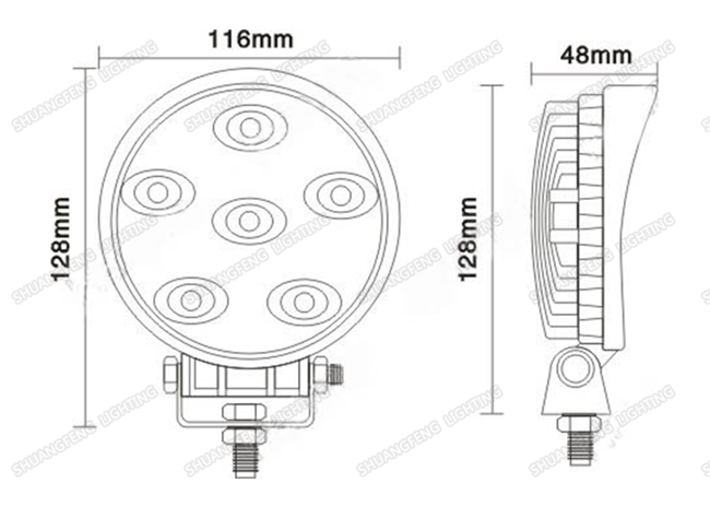 10 - 30V 18w LED Off Road Driving Lights DC 1170 Lumens LED Pod Fog Lights