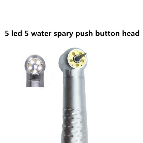 Buy 5 Hole Push Button Dental Surgical Handpiece With Ceramics Bearing at wholesale prices