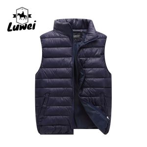 2022 Custom Lightweight Waistcoat Warm Bubble Utility Sleeveless Vest Mens