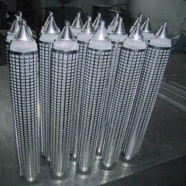 High Filtration Reusable Sliver 1.7mm thick Pleated Stainless Steel Filter Cartridge