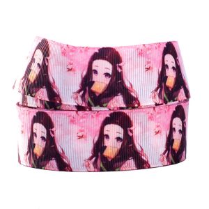 Wholesale High Quality 4cm printed polyester grosgrain ribbon