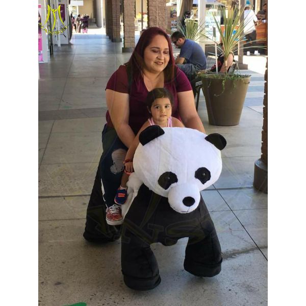 Hansel children toys car stuffed kids ride on car plush animal toy for shopping