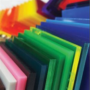 China 80-100 Times Impact Strength Cast Acrylic Sheet With 3H Surface Hardness on sale