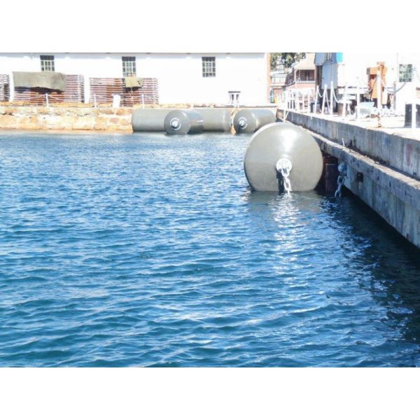 EVA Polyurethane D1.2*L2m Floating Foam Filled Fender For Port Terminals