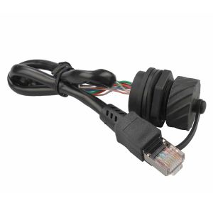8P8C Male To Female RJ45 Network Cable With Waterproof Sets And Dust Cover