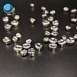 Oval Design Stainless Steel Dental Crown For Adults And Children